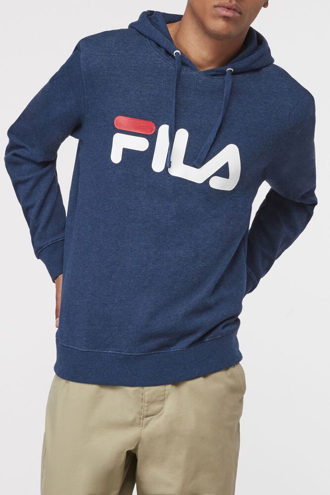 Fila Hoodie Mens Navy - Queens Hoody - Philippines 9832461-QS